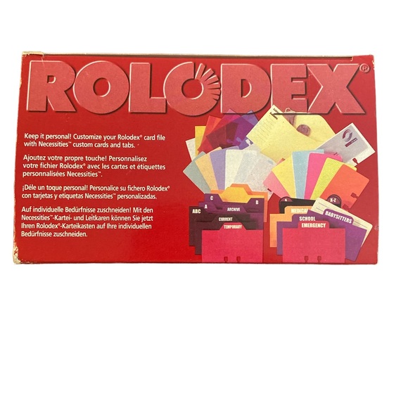 🎉🎈HOST PIC🎉🎈VINTAGE NEW OLD STOCK ROLODEX MOBILE CARD FILE 🎉🎈 - Picture 5 of 7